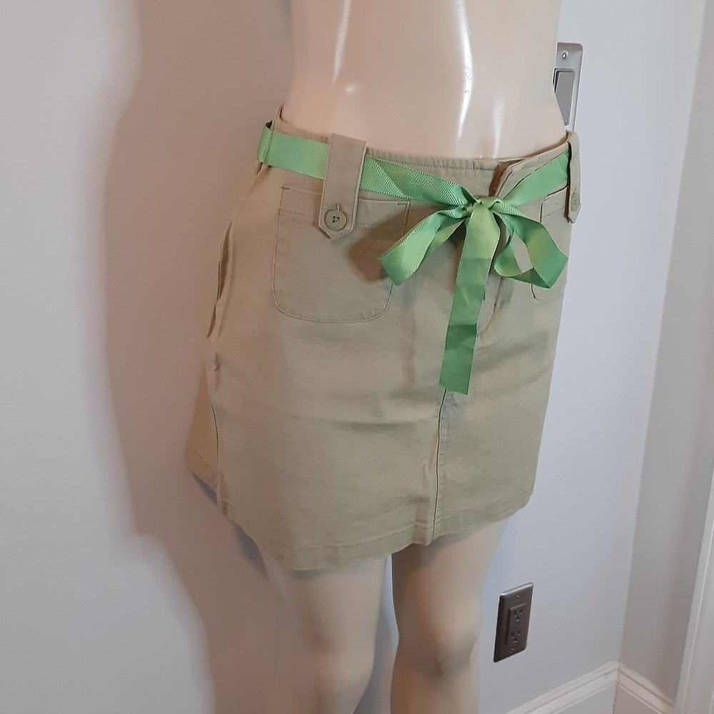 Roxy utility beige khaki skirt - Picture 9 of 11